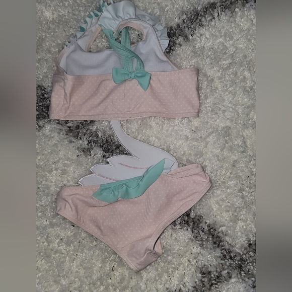 Girls size 6/8 Bathing Suits and Coverup - Picture 3 of 8